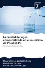 La calidad del agua comercializada en el municipio de Pombal-PB