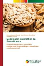 Modelagem Matemática da Aveia Branca