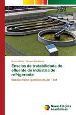 Ensaios de tratabilidade de efluente de indústria de refrigerante