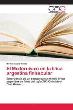 El Modernismo en la lírica argentina finisecular