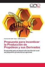 Propuesta para Incentivar la Producción de Propóleos y sus Derivados