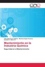 Mantenimiento en la Industria Química