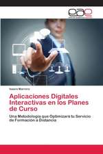 Aplicaciones Digitales Interactivas en los Planes de Curso