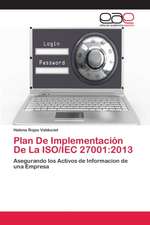 Plan De Implementación De La ISO/IEC 27001:2013