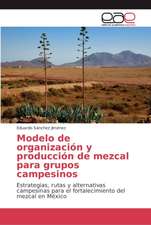 Modelo de organización y producción de mezcal para grupos campesinos