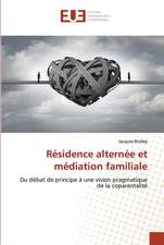 Résidence alternée et médiation familiale