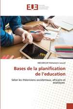 Bases de la planification de l¿education