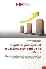 Dépenses publiques et croissance économique au Bénin