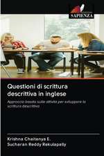 Questioni di scrittura descrittiva in inglese