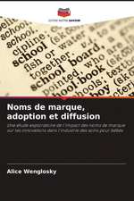 Noms de marque, adoption et diffusion