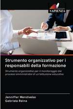 Strumento organizzativo per i responsabili della formazione