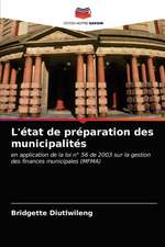 L'état de préparation des municipalités