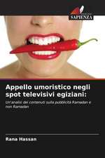 Appello umoristico negli spot televisivi egiziani: