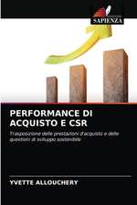 PERFORMANCE DI ACQUISTO E CSR