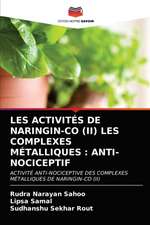 LES ACTIVITÉS DE NARINGIN-CO (II) LES COMPLEXES MÉTALLIQUES : ANTI-NOCICEPTIF