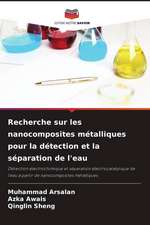 Recherche sur les nanocomposites métalliques pour la détection et la séparation de l'eau