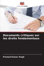 Documents critiques sur les droits fondamentaux