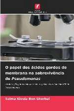 O papel dos ácidos gordos de membrana na sobrevivência de Pseudomonas