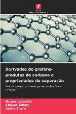 Derivados de grafeno-produtos de carbono e propriedades de separação