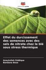 Effet du durcissement des semences avec des sels de nitrate chez le blé sous stress thermique