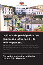 Le Fonds de participation des communes influence-t-il le développement ?