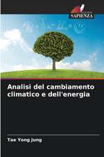 Analisi del cambiamento climatico e dell'energia