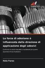 La forza di adesione è influenzata dalla direzione di applicazione degli adesivi