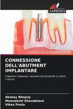 CONNESSIONE DELL'ABUTMENT IMPLANTARE