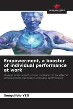 Empowerment, a booster of individual performance at work