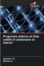 Proprietà ottiche di film sottili di nanocune di batio3