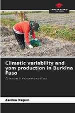 Climatic variability and yam production in Burkina Faso