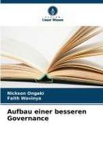 Aufbau einer besseren Governance