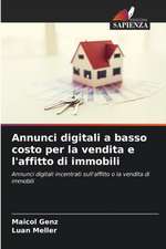 Annunci digitali a basso costo per la vendita e l'affitto di immobili