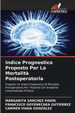 Indice Prognostico Proposto Per La Mortalità Postoperatoria