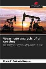 Wear rate analysis of a coating