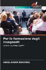 Per la formazione degli insegnanti