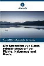 Die Rezeption von Kants Friedensentwurf bei Fichte, Habermas und Rawls