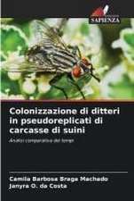 Colonizzazione di ditteri in pseudoreplicati di carcasse di suini