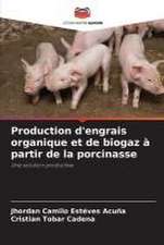 Production d'engrais organique et de biogaz à partir de la porcinasse