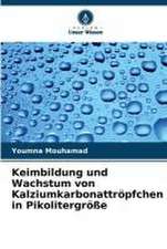 Keimbildung und Wachstum von Kalziumkarbonattröpfchen in Pikolitergröße