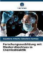 Forschungsausbildung mit Master-Abschluss in Chemiedidaktik