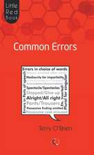 Little Red Book Of Common Errors