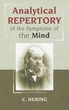 Analytical Repertory of the Symptoms of the Mind