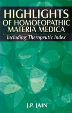 Highlights of Homoeopathy Materia Medica