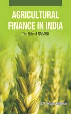 Agricultural Finance in India