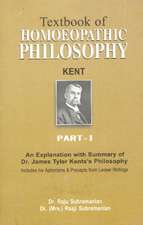 Textbook of Homoepathic Philosophy: Part One