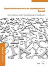 Major Trends in Theoretical and Applied Linguistics 1: Selected Papers from the 20th ISTAL