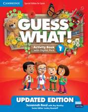 Guess What! Level 1 Activity Book with Digital Pack and Home Booklet Special Edition for Spain Updated