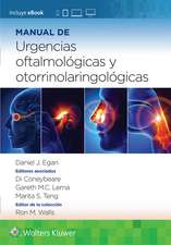 Manual de urgencias oftalmológicas y otorrinolaringológicas