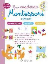 Gran cuaderno Montessori especial concentración, atención y memoria. A partir de 3 años